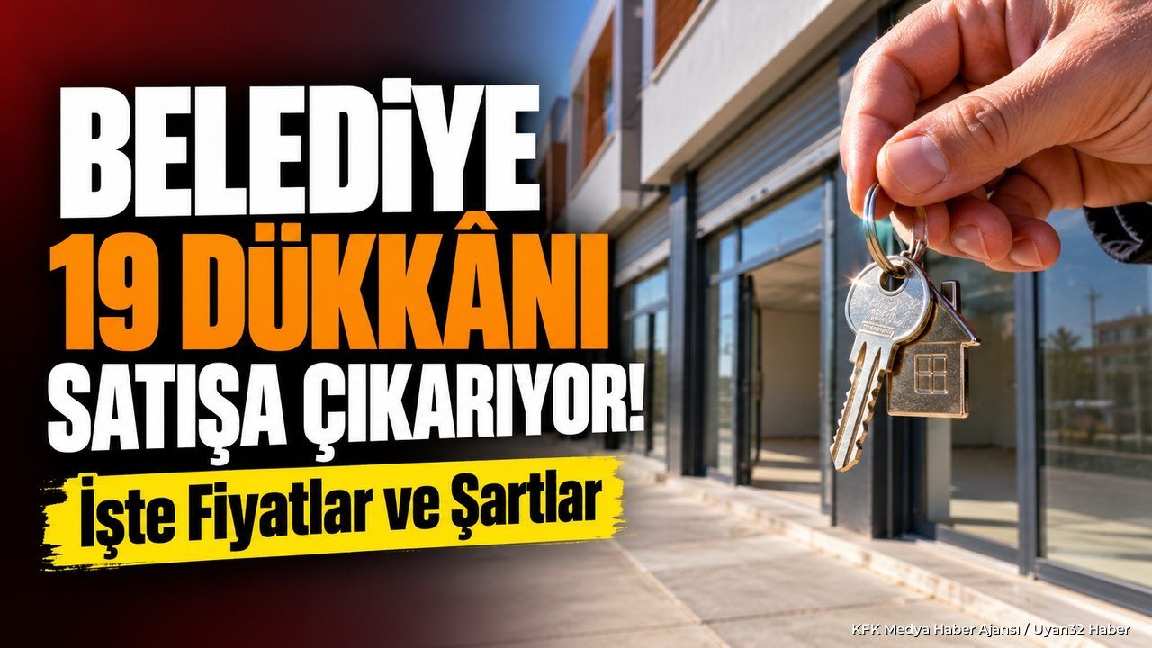 19 DÜKKAN İHALEYLE SATIŞA ÇIKIYOR