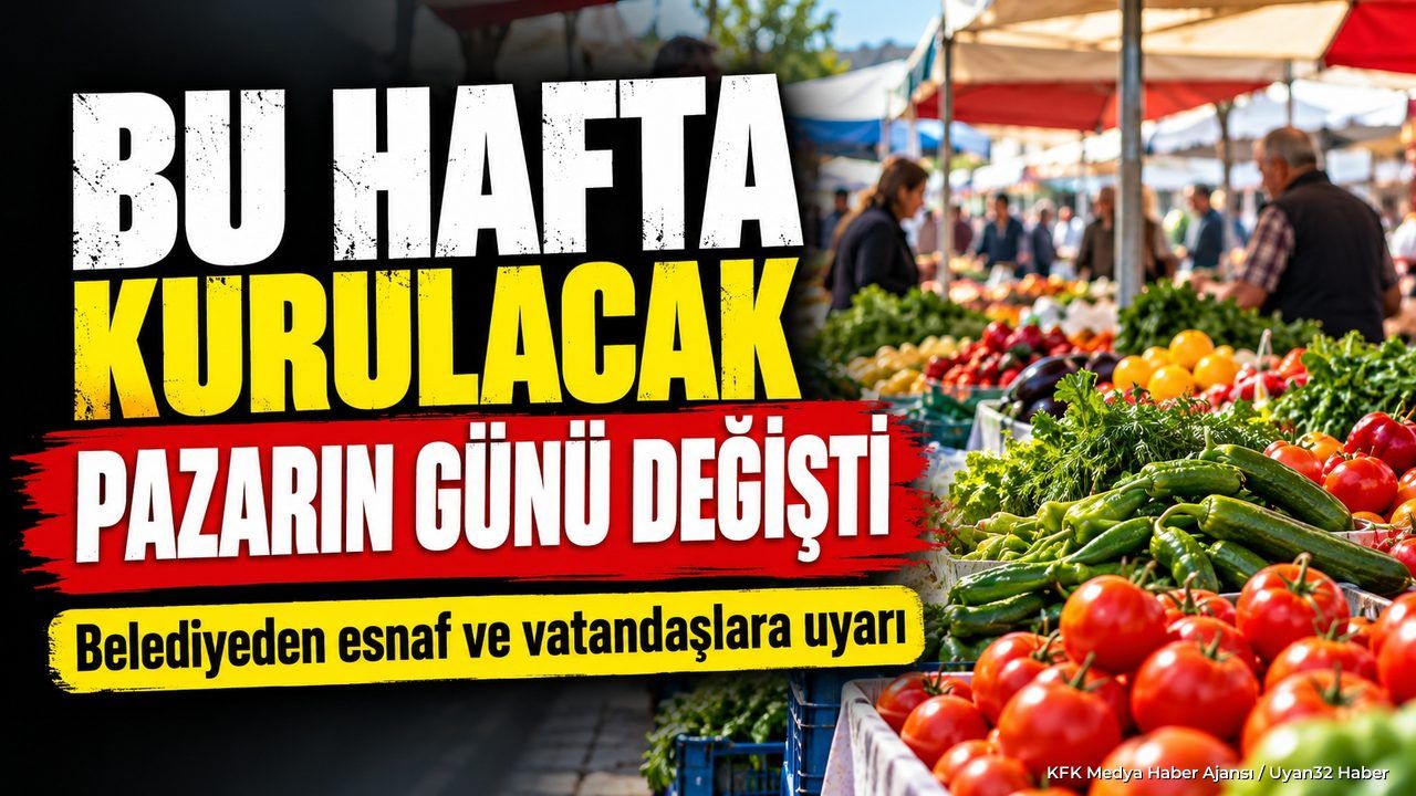 EĞİRDİR'DE PAZAR DEĞİŞİKLİĞİ