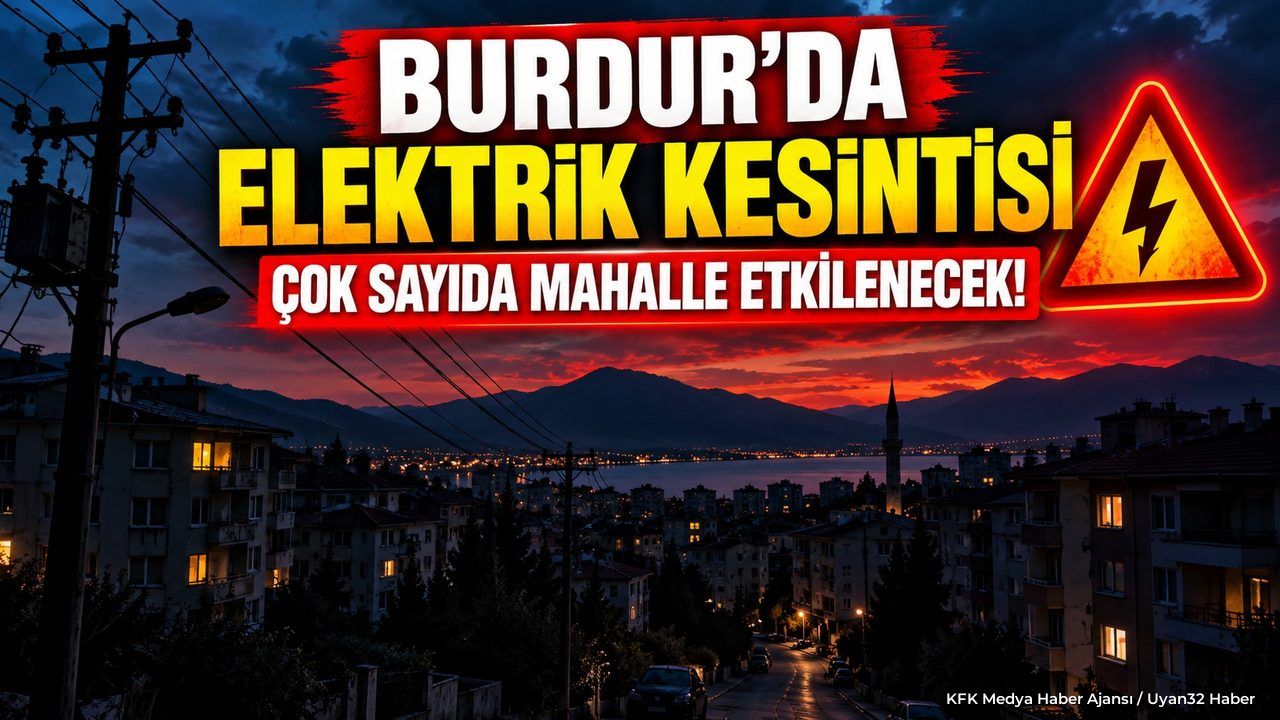 Burdur’da Elektrik Kesintisi: Çok Sayıda Mahalle Etkilenecek!