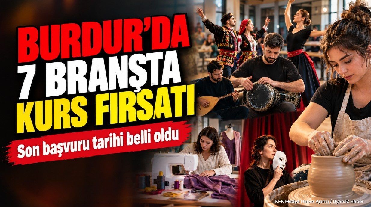 Burdur'da Kış Dönemi Kurs Kayıtları Başladı: İşte 7 Branş