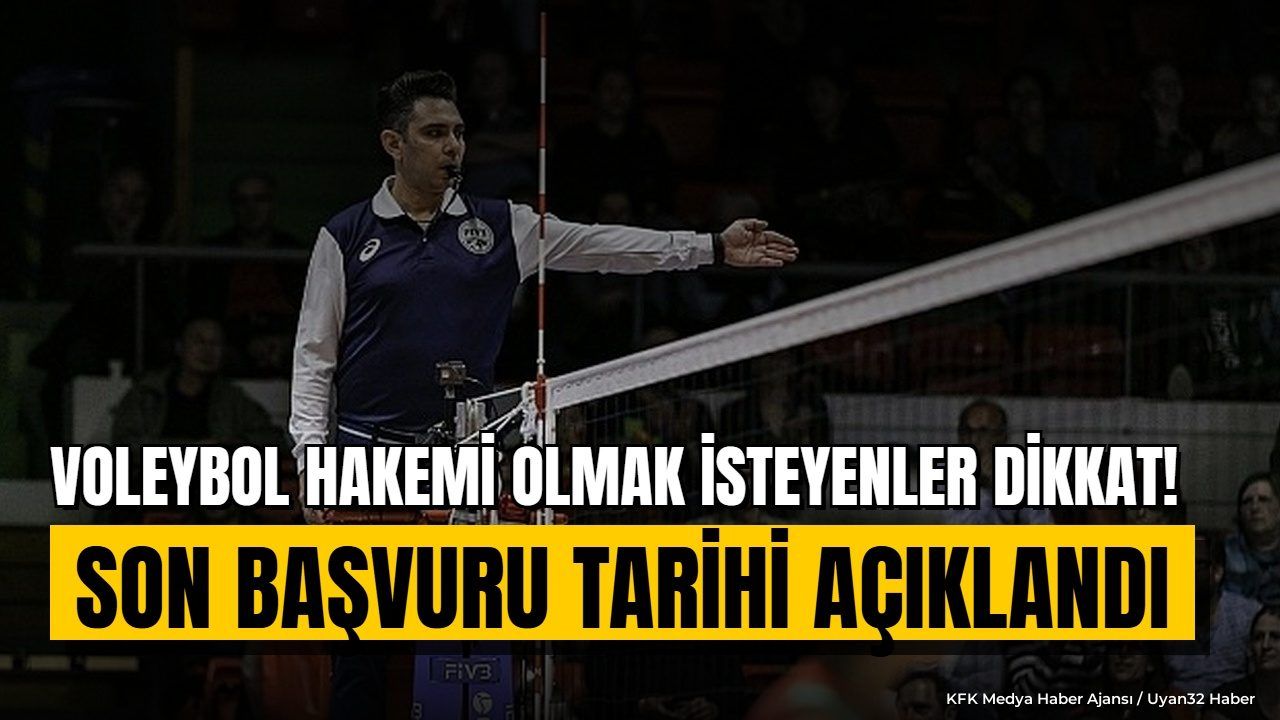 Burdur'da Voleybol Aday Hakem Kursu Başvuruları Başladı