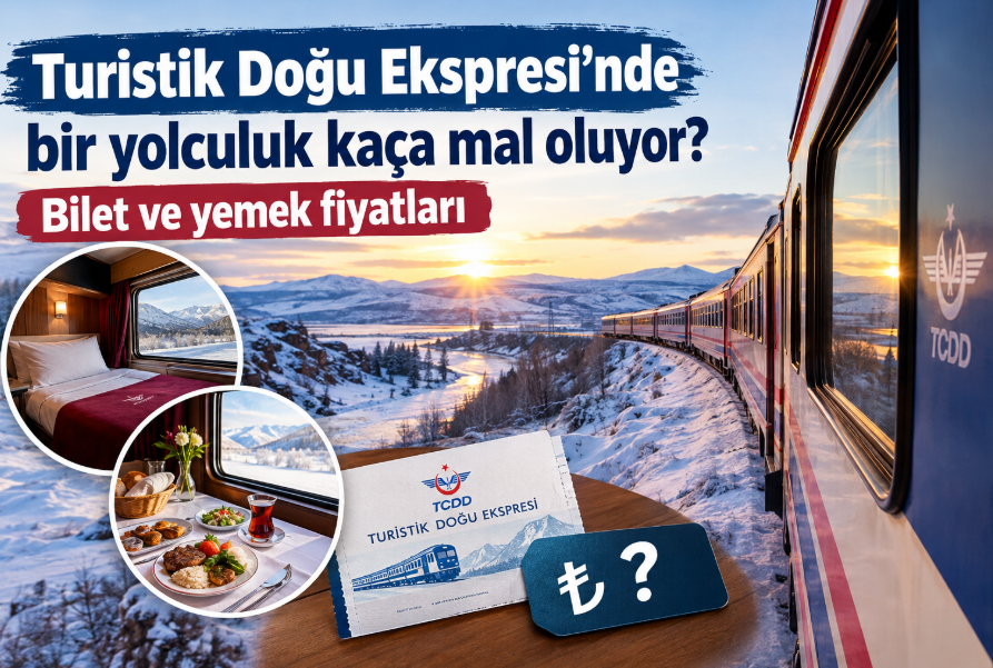 Turistik Doğu Ekspresi’nde bir yolculuk kaça mal oluyor? Bilet ve yemek fiyatları