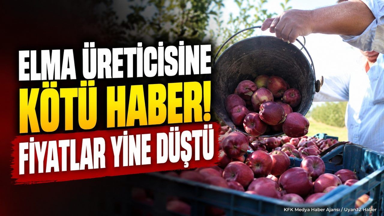 ELMA ÜRETİCİSİNE KÖTÜ HABER