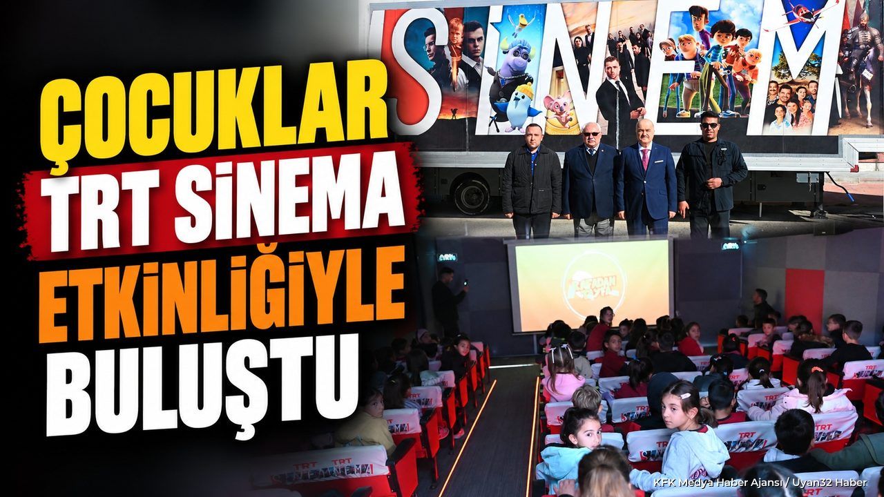 Gönen'de Çocuklara Sinema Etkinliği Düzenlendi