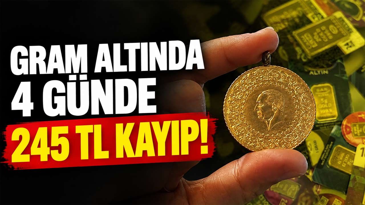 Gram Altında 4 Günde 245 TL’lik Kayıp: Ekim Ayının En Dikkat Çeken Hareketi