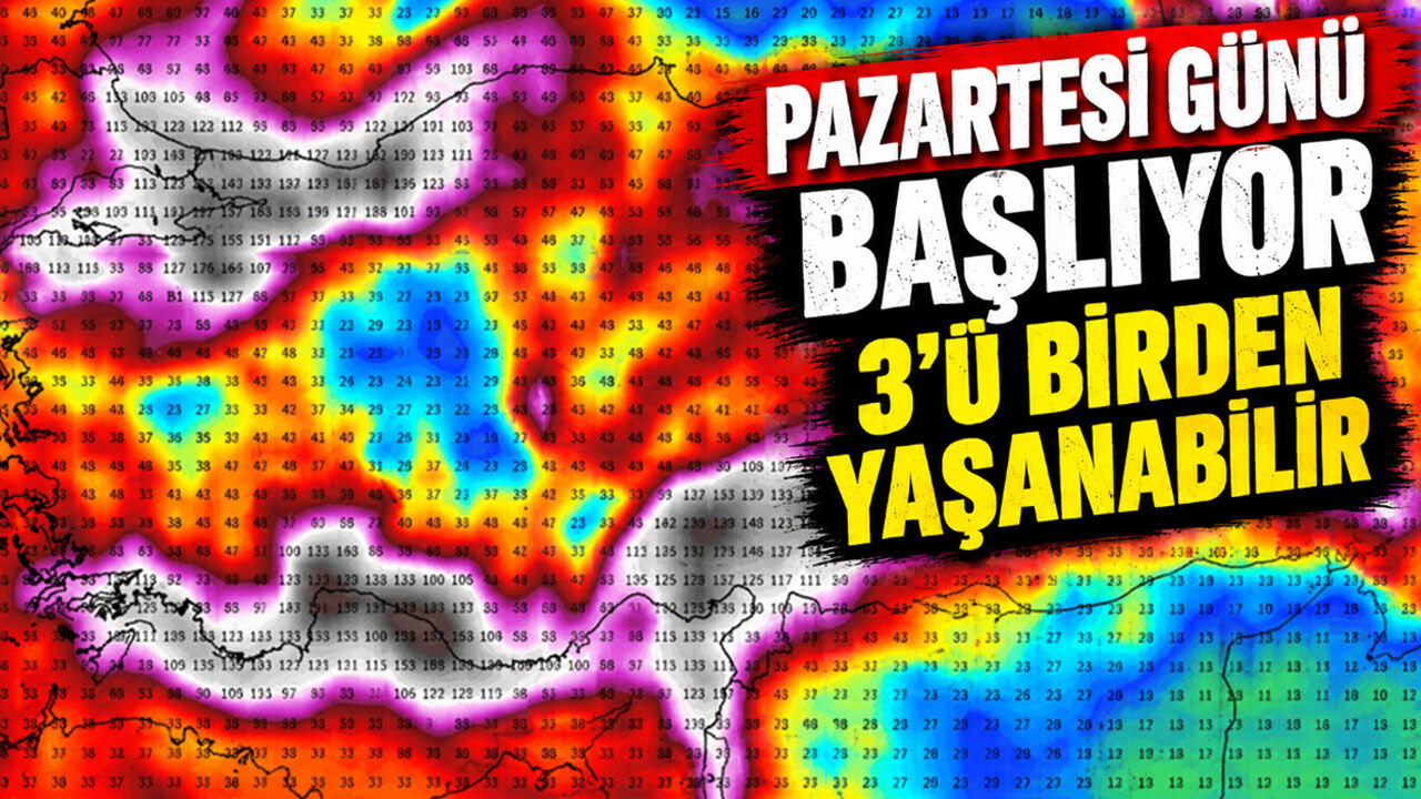 Pazartesi Günü Başlıyor 3’ü Birden Yaşanabilir