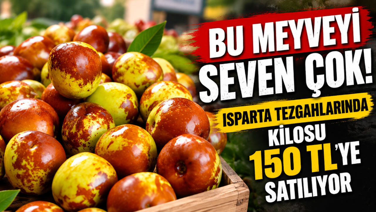 Bu Meyveyi Seven Çok, Adını Bilmeyen Daha Çok! Isparta Tezgahlarında Kilosu 150 TL’ye Satılıyor