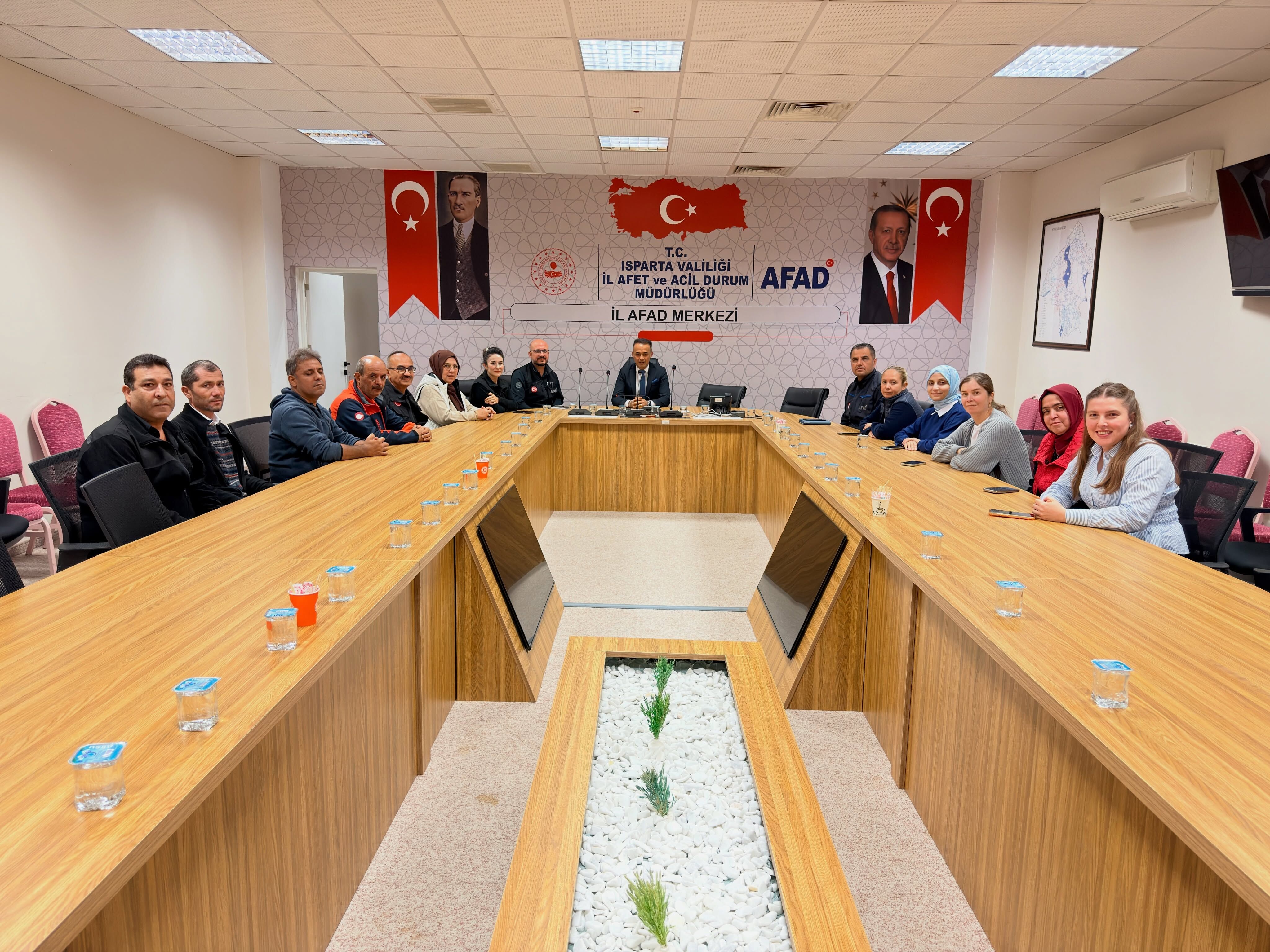 Isparta Afad’da Şengül Dokur’a Veda (2)