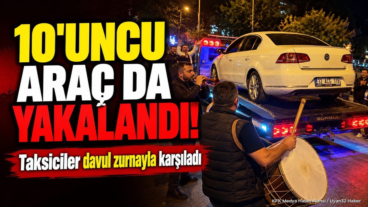 10'UNCU ARAÇ DA YAKALANDI!