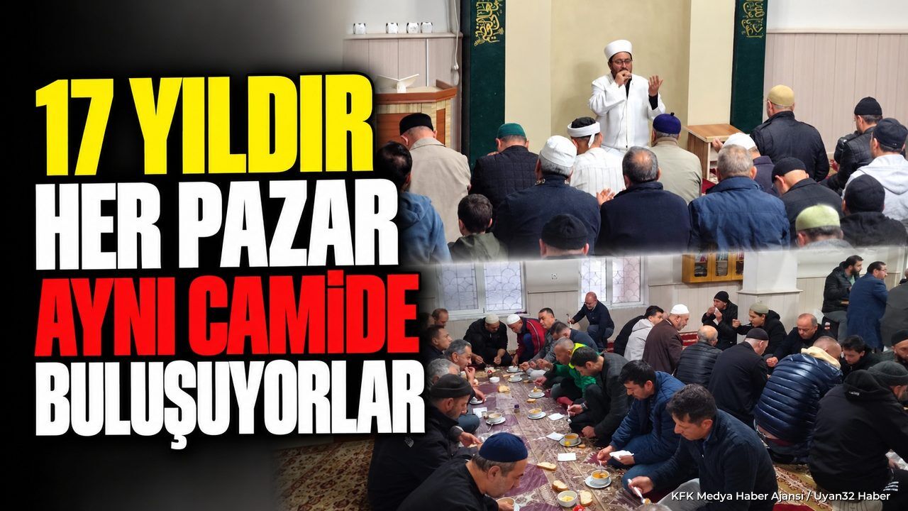 17 YILLIK GELENEK CAMİDE SÜRÜYOR