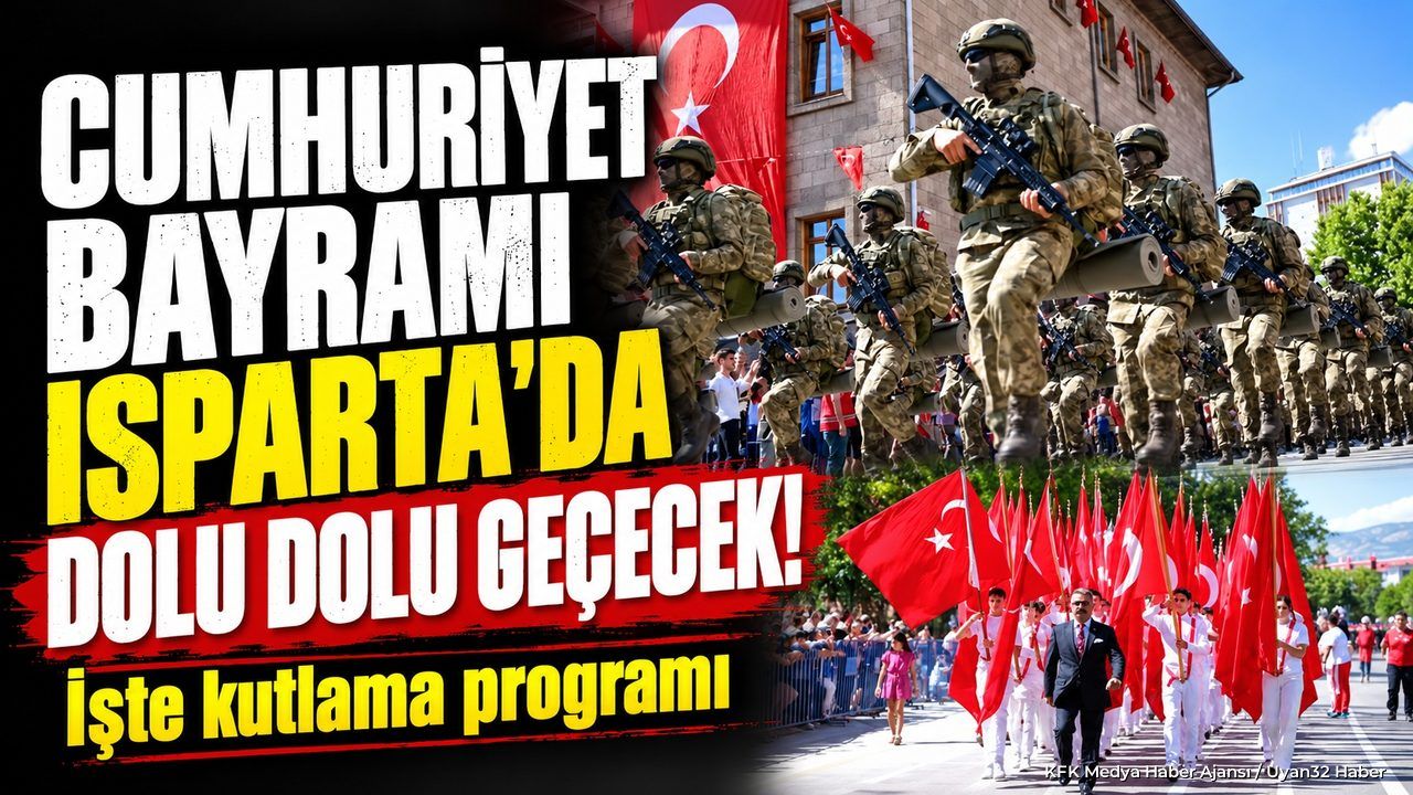 ISPARTA'DA CUMHURİYET COŞKUSU
