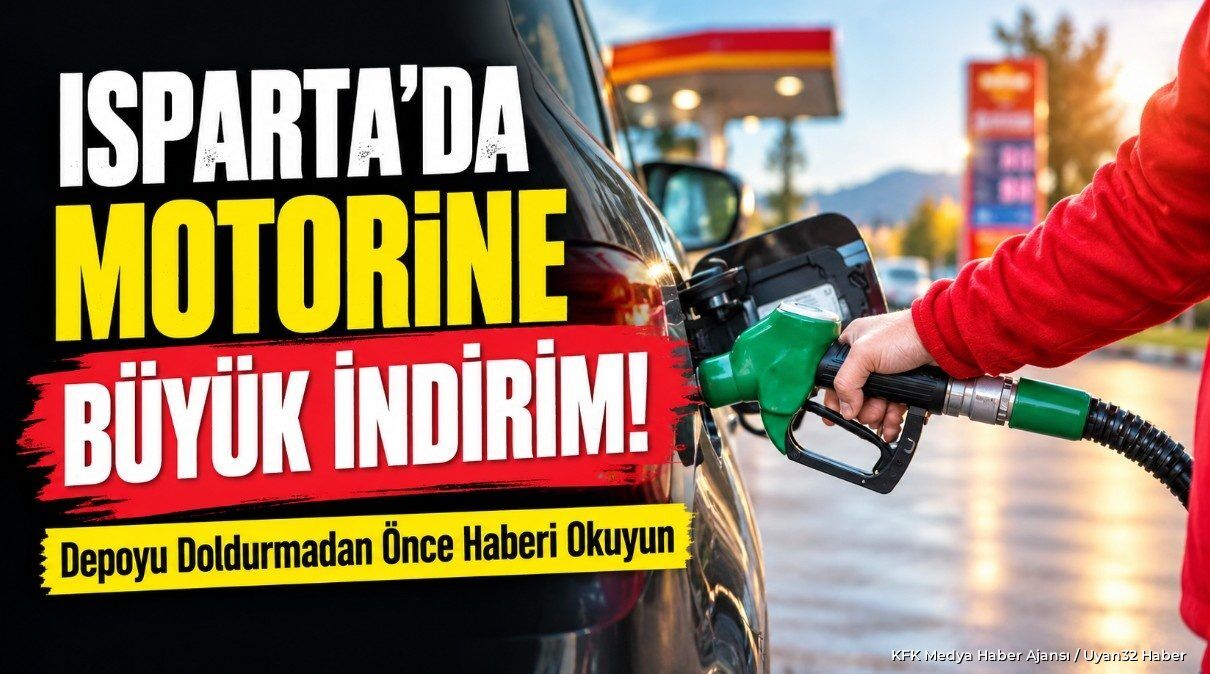 ISPARTA'DA MOTORİNE BÜYÜK İNDİRİM!