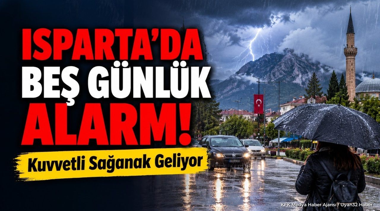ISPARTA'DA BEŞ GÜNLÜK ALARM!