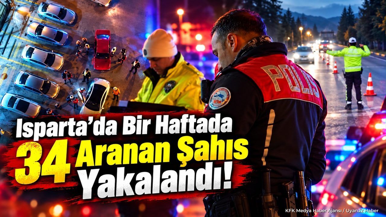 ISPARTA'DA DEV ASAYİŞ BİLANÇOSU!