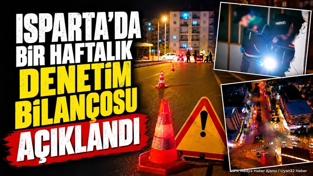 Isparta’da Bir Haftalık Denetim Bilançosu Açıklandı