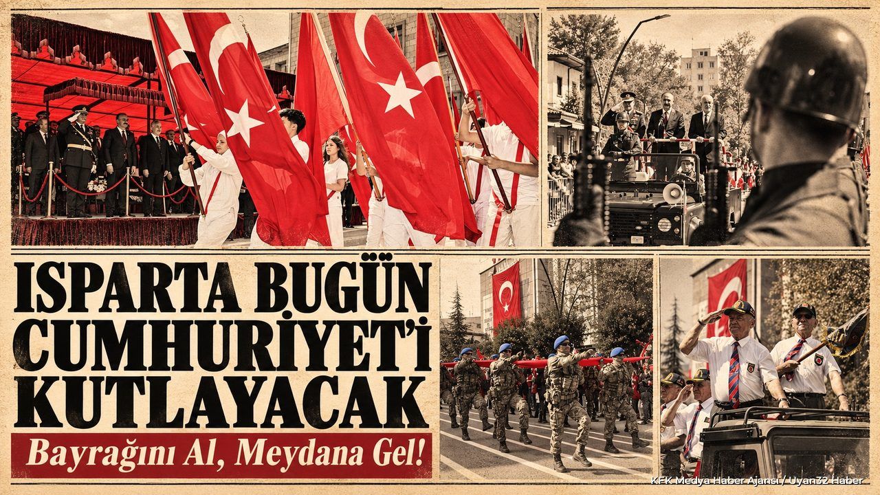 ISPARTA'DA CUMHURİYET BAYRAMI PROGRAMI