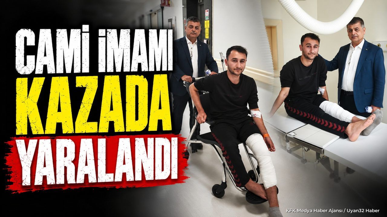 ISPARTA'DA İMAMA ARAÇ ÇARPTI!