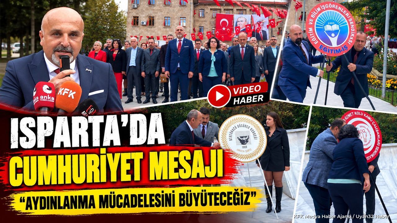 ISPARTA MEYDANINDA CUMHURİYET COŞKUSU!