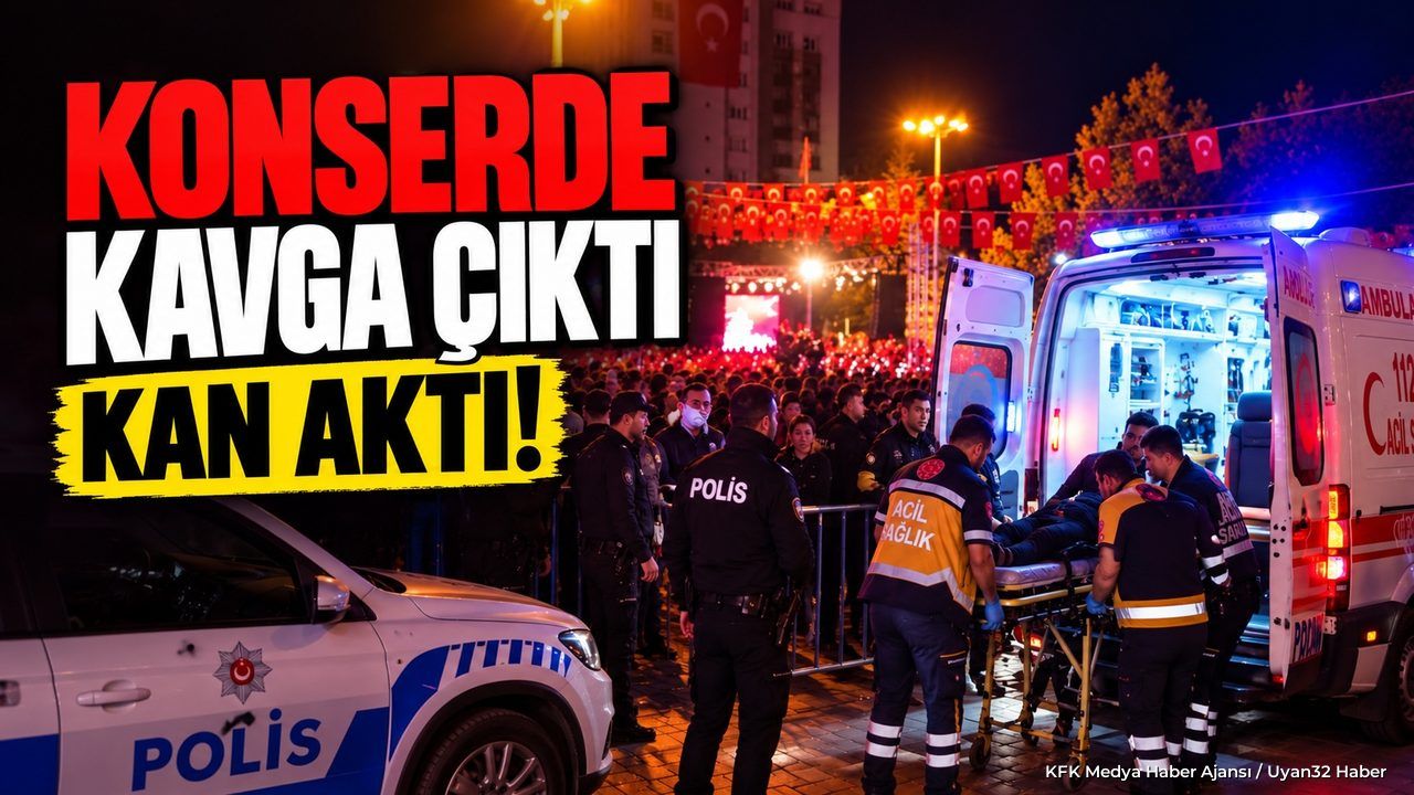 KONSERDE BIÇAKLI KAVGA!