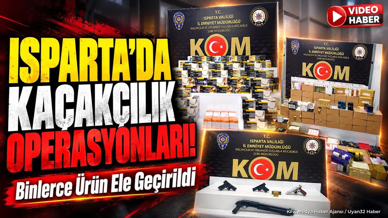 ISPARTA'DA KAÇAKÇILIK BASKINI