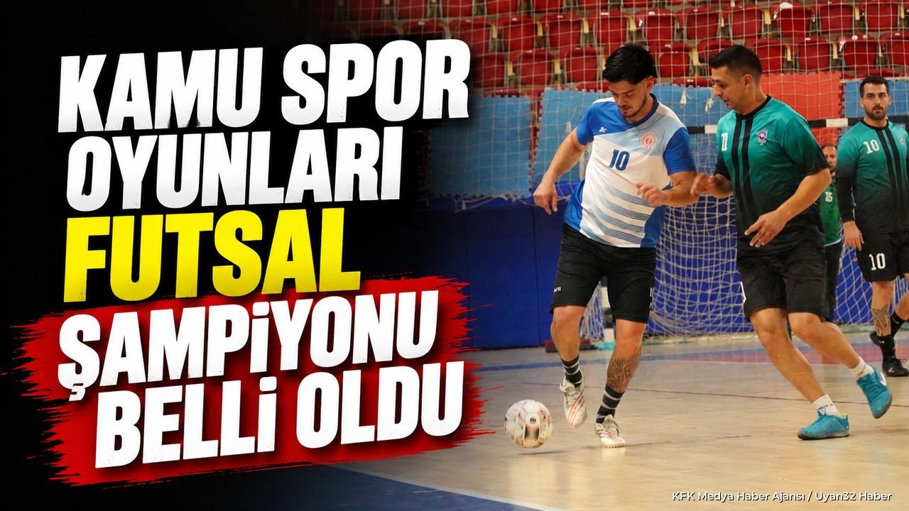 Isparta'da Kamu Spor Oyunları Futsal Müsabakaları Tamamlandı