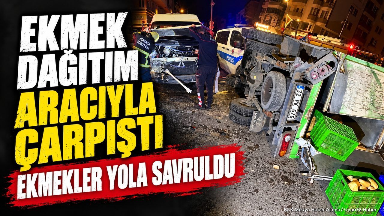CUMHURİYET CADDESİ'NDE KORKUNÇ KAZA