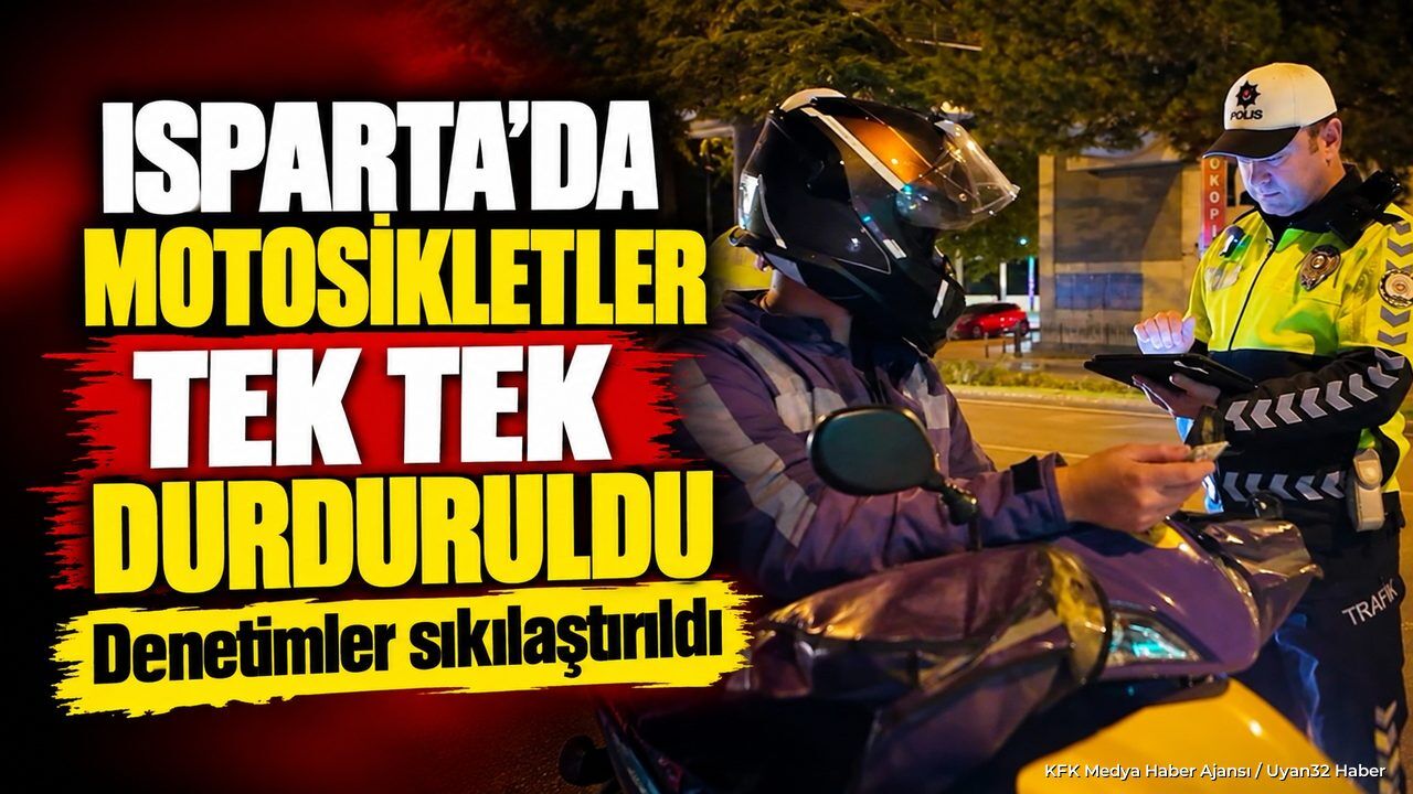 ISPARTA'DA EMNİYETTEN SIKI DENETİM