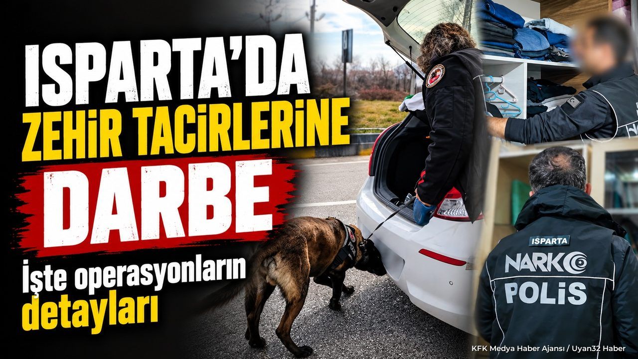 ISPARTA'DA UYUŞTURUCU OPERASYONU