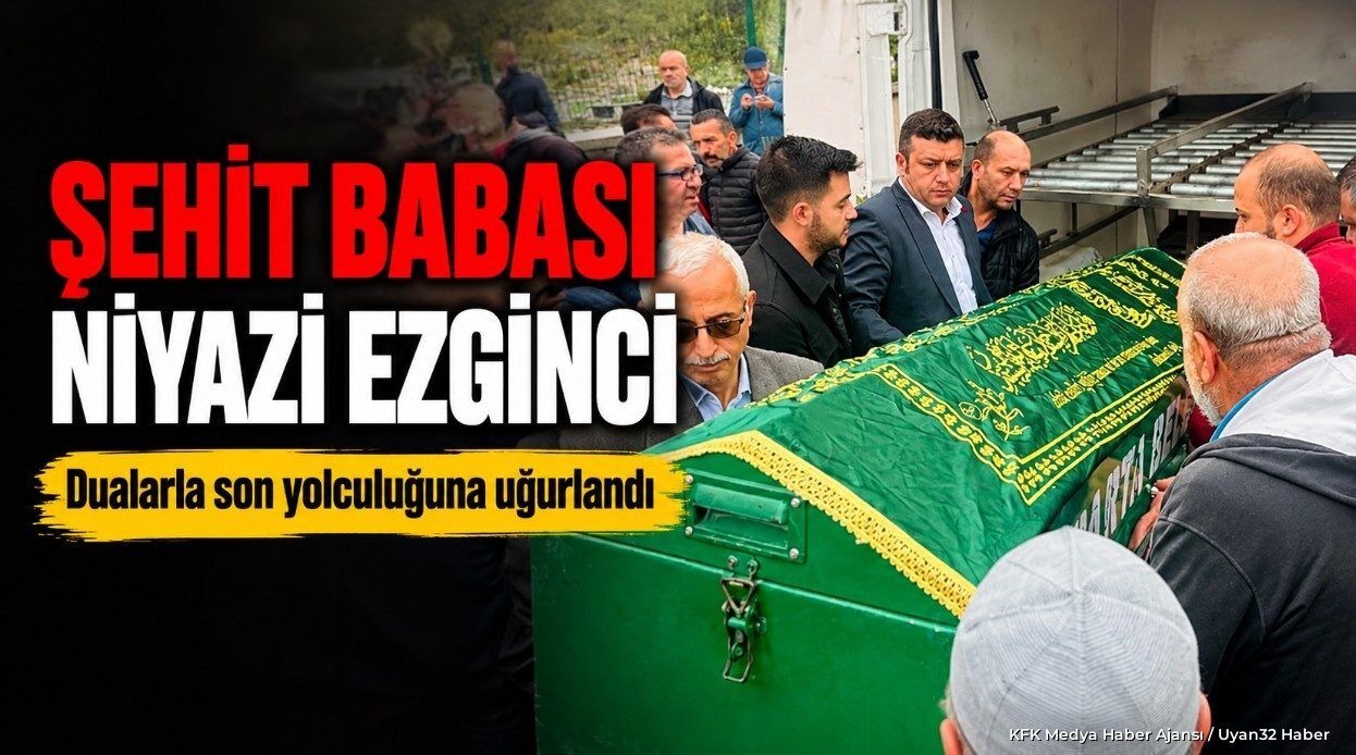 ŞEHİT BABASINA ANLAMLI VEDA!
