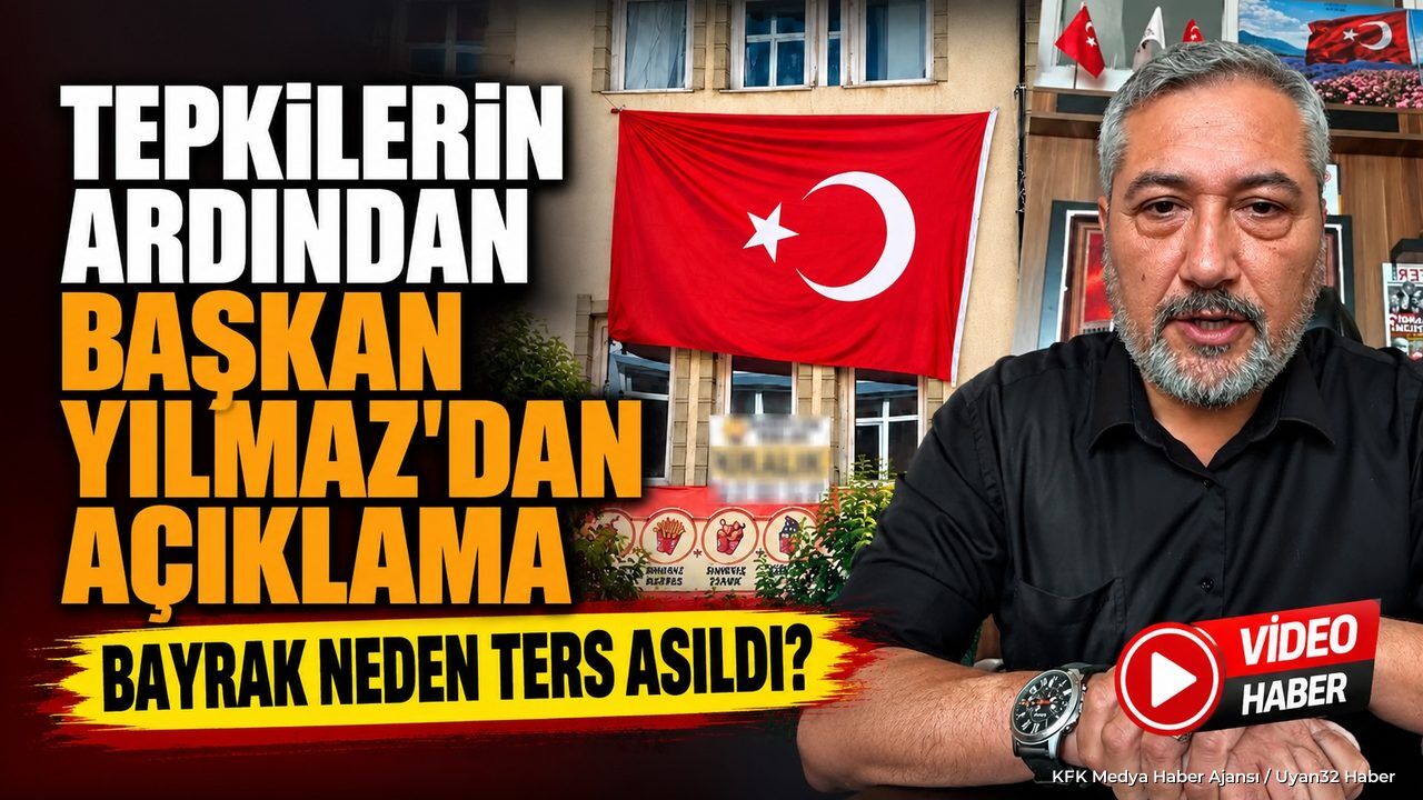 TERS BAYRAK TARTIŞMASINDA SESSİZLİK BOZULDU