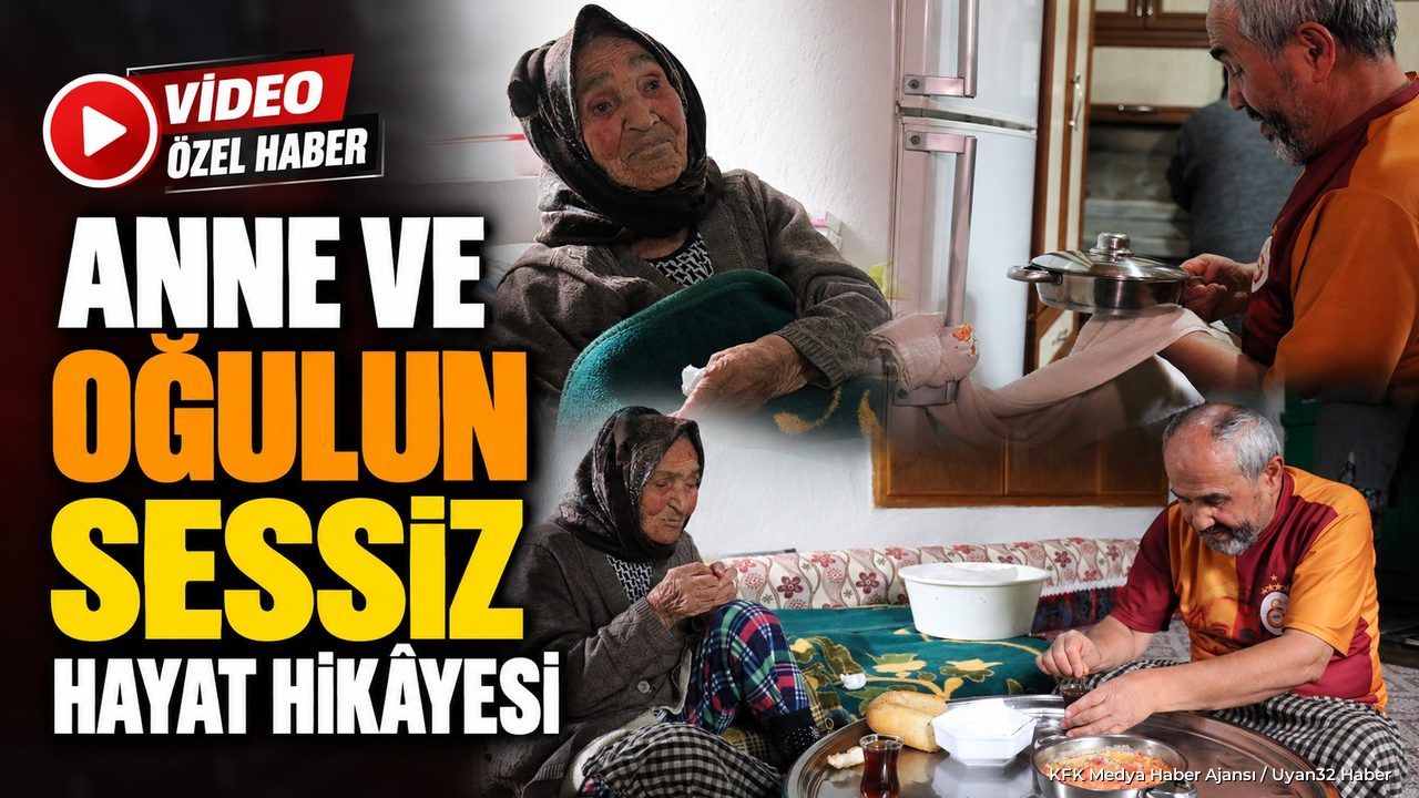 ÜÇ ENGELİNE RAĞMEN ANNESİNE BAKIYOR