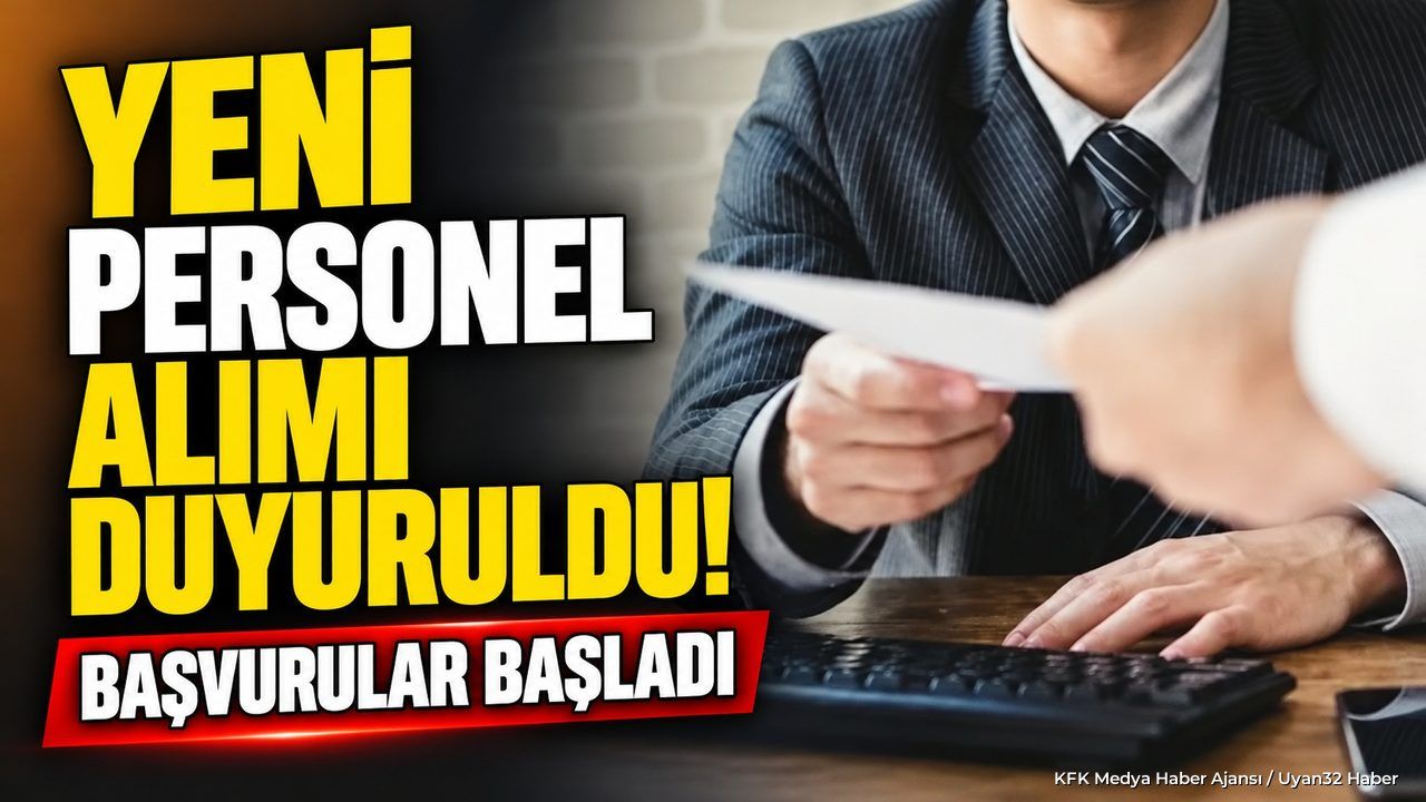 PERSONEL ALIMI YAPILACAK