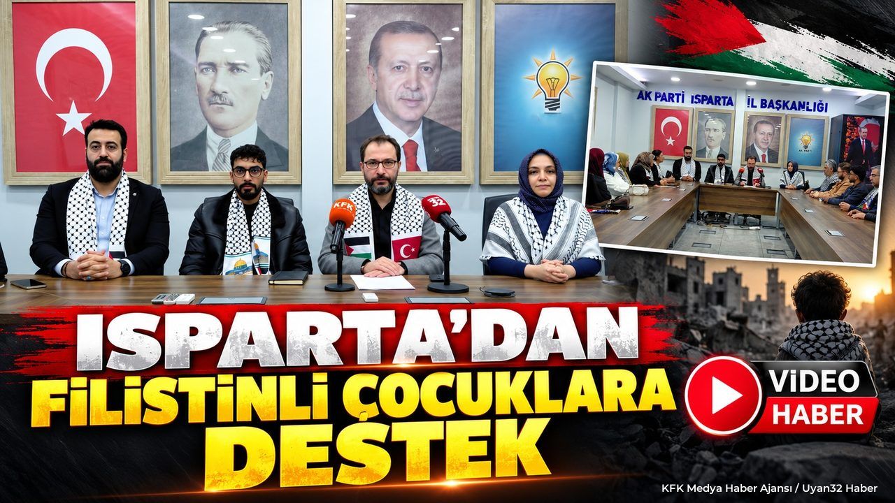 ISPARTA'DAN FİLİSTİN'E DESTEK