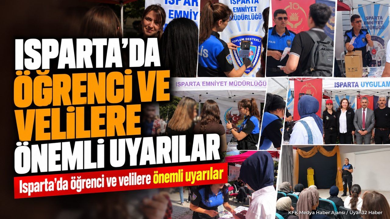 POLİSTEN ISPARTA'DA KRİTİK UYARI!