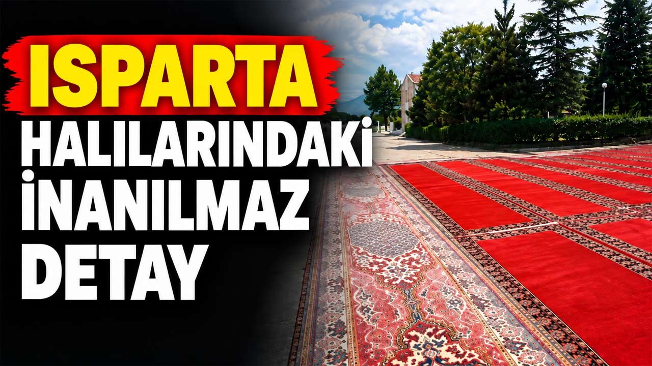 Isparta halılarındaki inanılmaz detay: 100 santimetrekarede 900 düğüm!