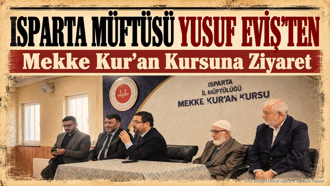 Isparta Müftüsü Yusuf Eviş'ten Mekke Kur'an Kursuna Ziyaret