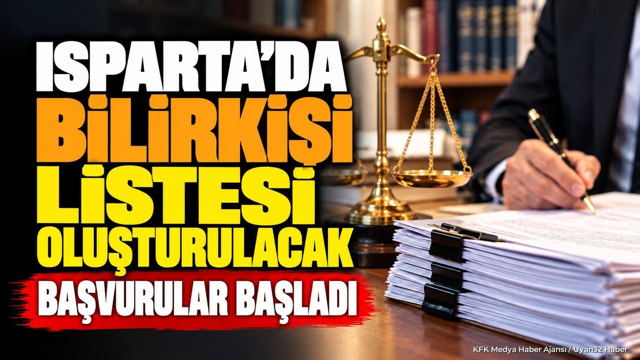 ISPARTA'DA BİLİRKİŞİ ALIMI BAŞLADI!