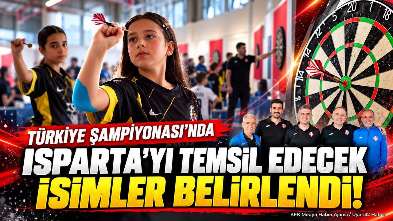 ISPARTA'DA DART ŞAMPİYONASI HEYECANI