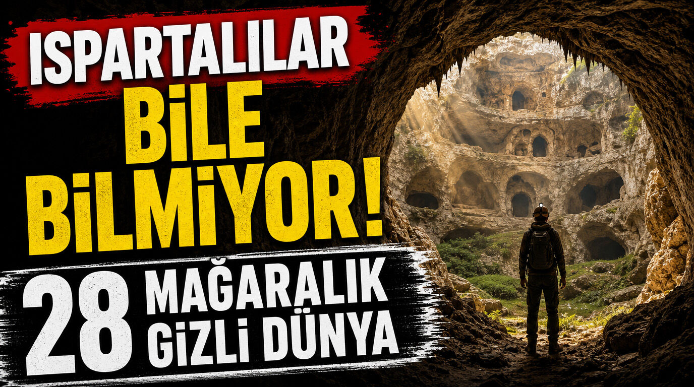 Ispartalılar Bile Bilmiyor! 28 Mağaralık Gizli Dünya