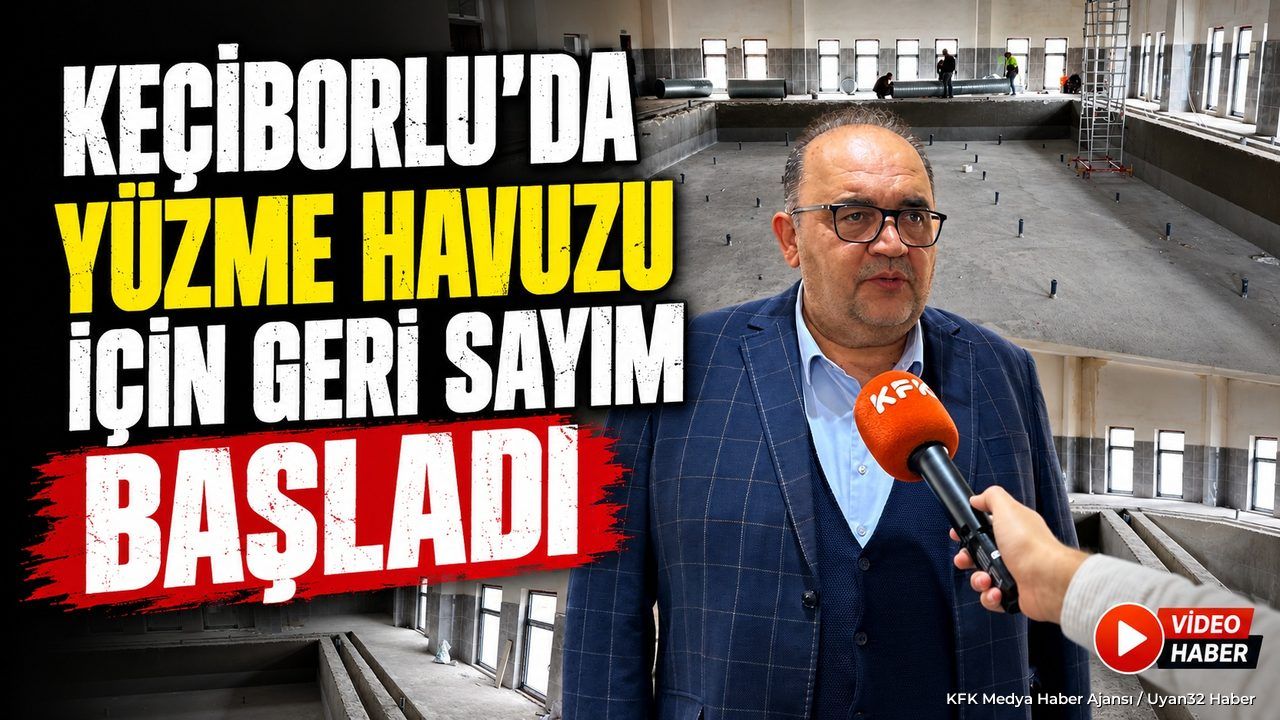 Keçiborlu'da Yüzme Havuzu İçin Geri Sayım Başladı