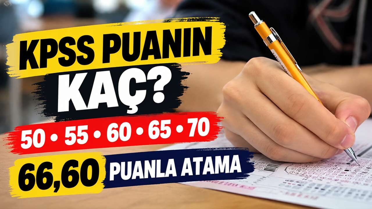 KPSS’de 70 Puan Şart Değil: 66,60 Puanla Bile Atama Yapıldı, İşte 50-70 Arası Puanların Karşılığı