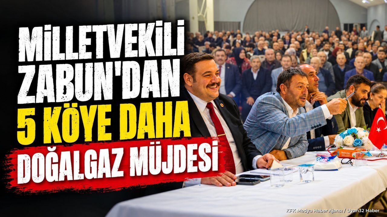 Milletvekili Zabun'dan 5 Köye Daha Doğalgaz Müjdesi