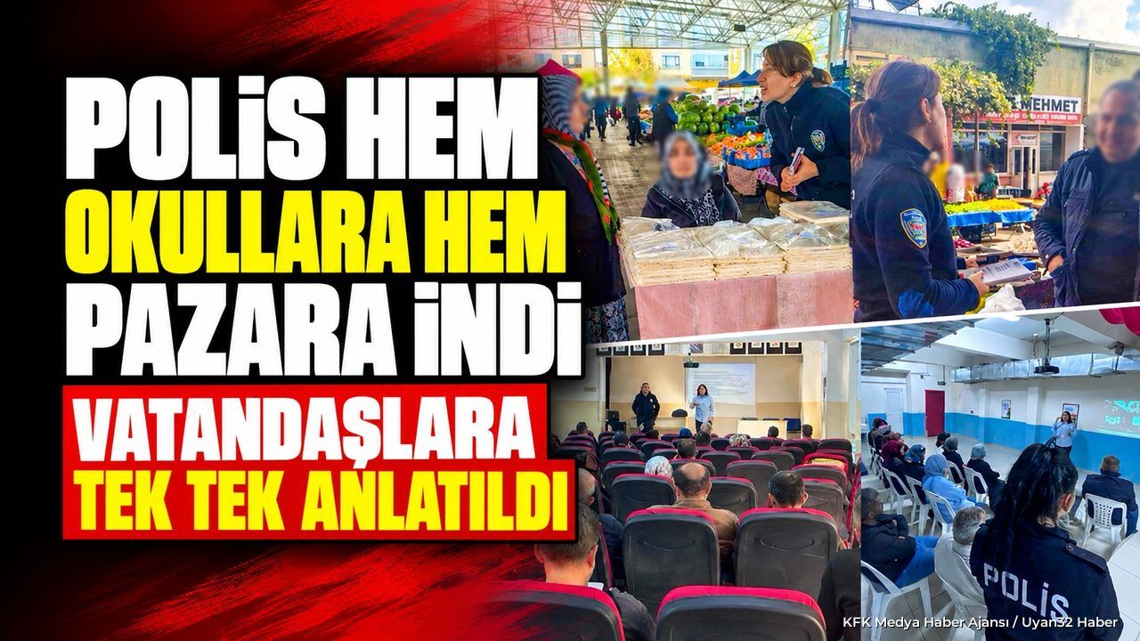 İSPARTA'DA POLİS BİLGİLENDİRİYOR!