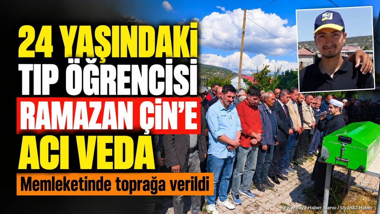GENÇ TIP ÖĞRENCİSİNE ACI VEDA