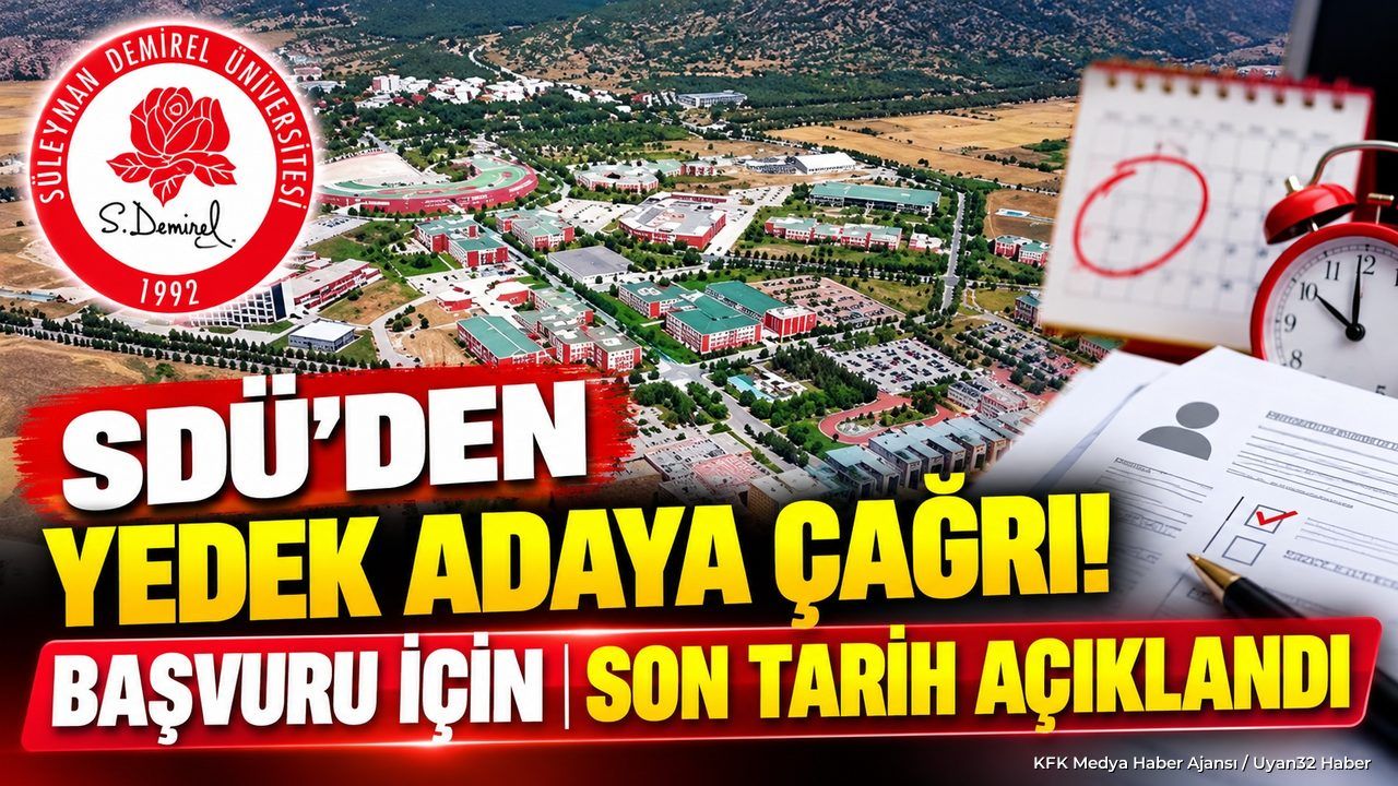 SDÜ'DE YEDEK ADAY HEYECANI!