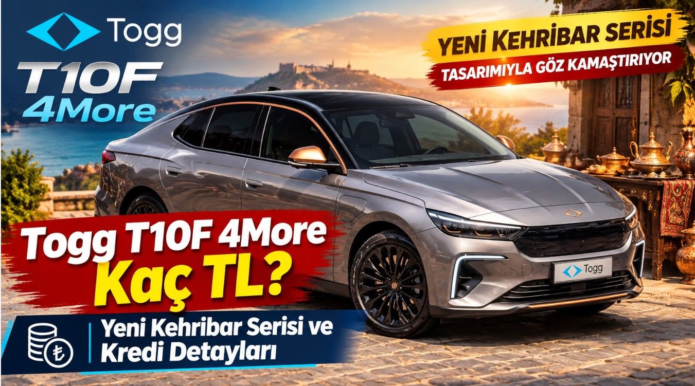 Togg T10F 4More Kaç TL? Yeni Kehribar Serisi ve Kredi Detayları