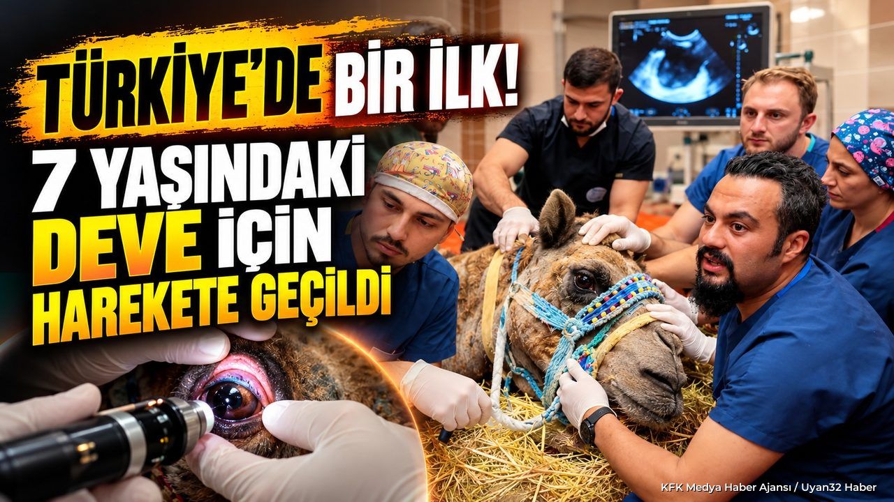 Türkiye’de Bir İlk! 7 Yaşındaki Deve İçin Harekete Geçildi